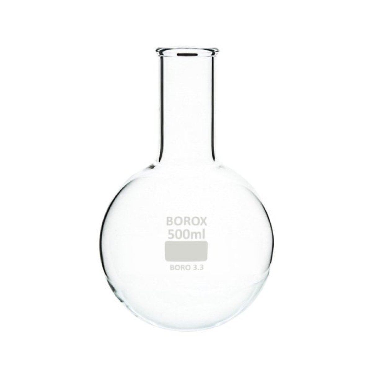Borox Cam Balon 100 ml - Dibi Yuvarlak - Kaynatma Balonu