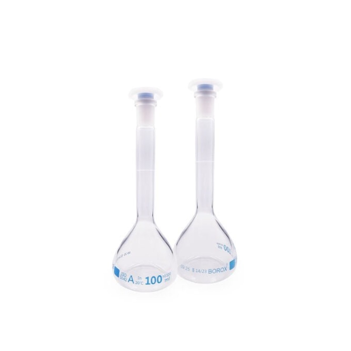 Borox Cam Balon Joje 100 ml - PP Tıpalı - Class A Sertifikalı - Cam Flask - 2 Adet/Paket