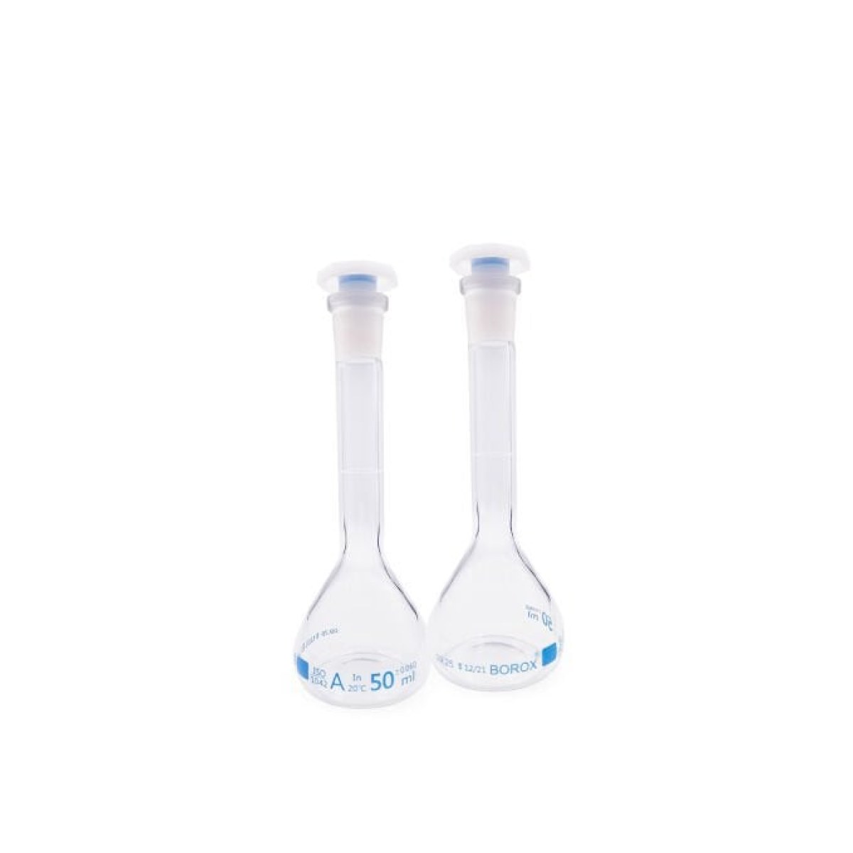 Borox Cam Balon Joje 50 ml - PP Tıpalı - Class A Sertifikalı - Cam Flask - 2 Adet/Paket