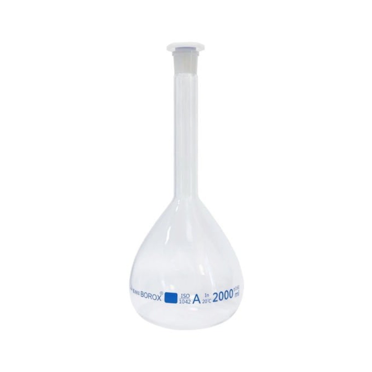 Borox Cam Balon Joje 2000 ml - PP Tıpalı - Class A Sertifikalı - Cam Flask