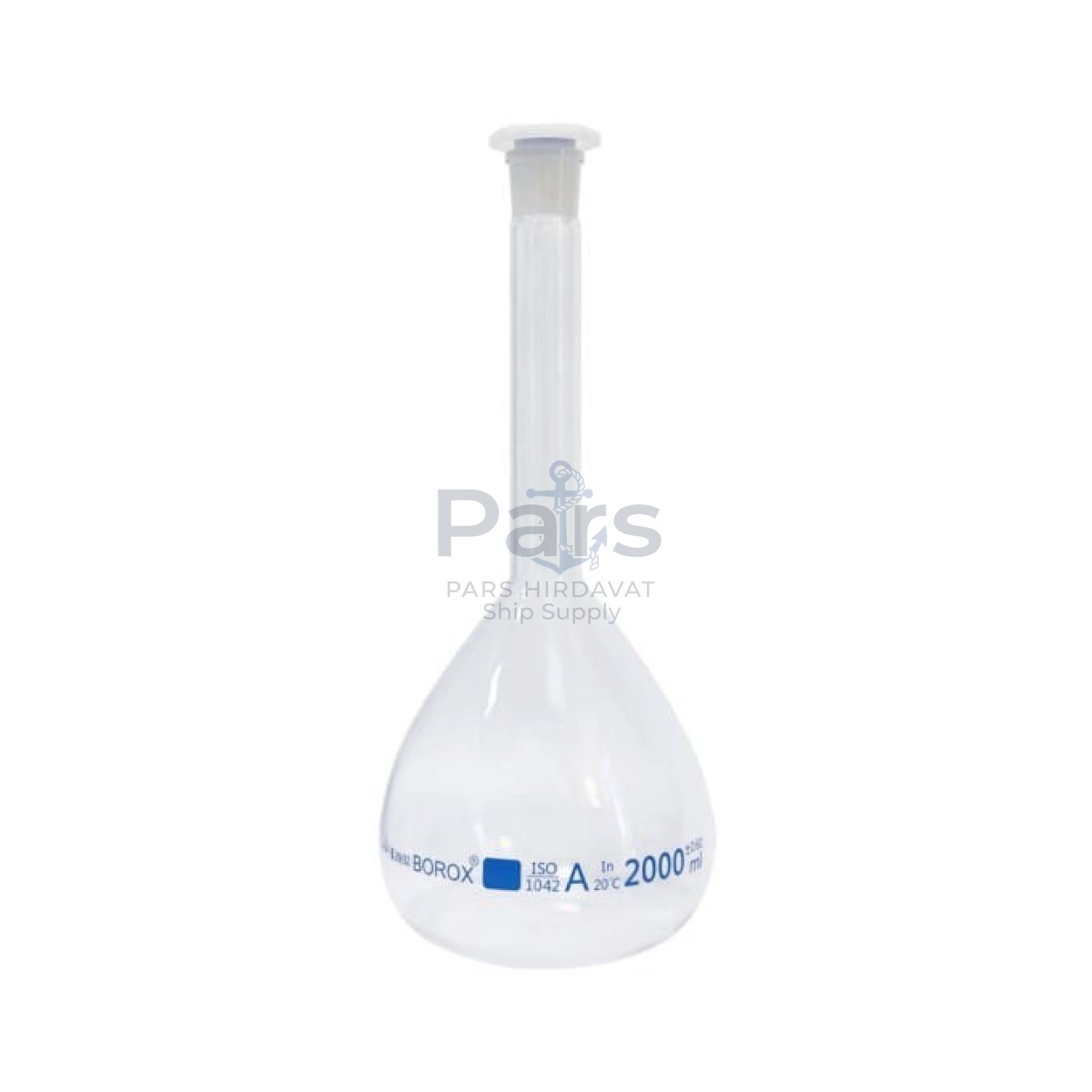Borox Cam Balon Joje 2000 ml - PP Tıpalı - Class A Sertifikalı - Cam Flask