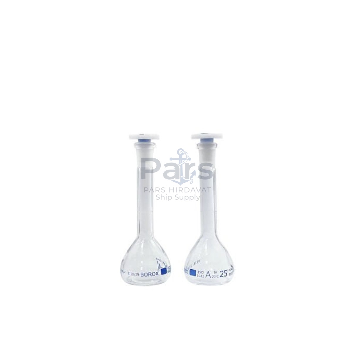 Borox Cam Balon Joje 25 ml - PP Tıpalı - Class A Sertifikalı - Cam Flask - 2 pcs/Kutu