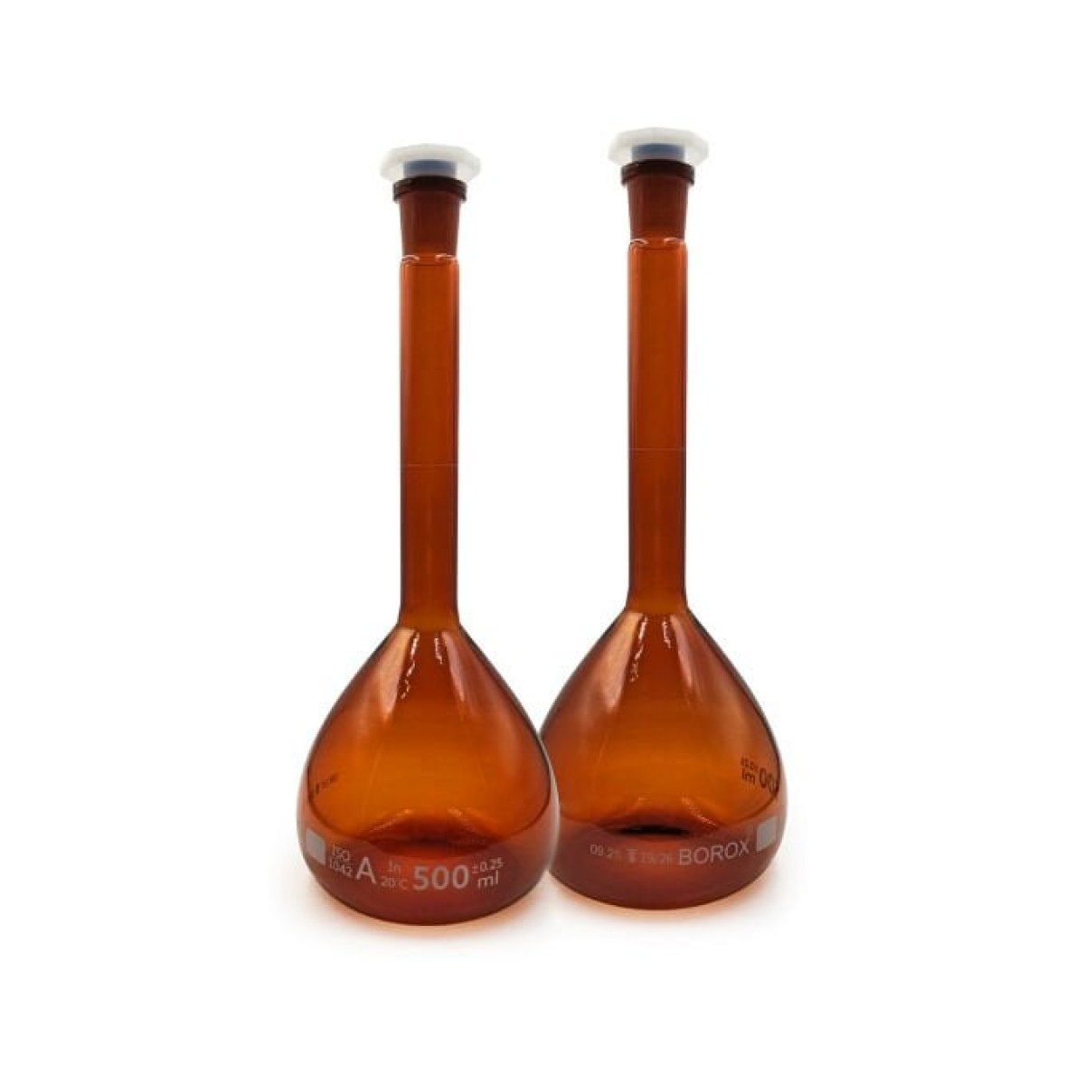 Borox Amber Cam Balon Joje 500 ml - PP Tıpalı - Class A Sertifikalı - 2 pcs/Paket