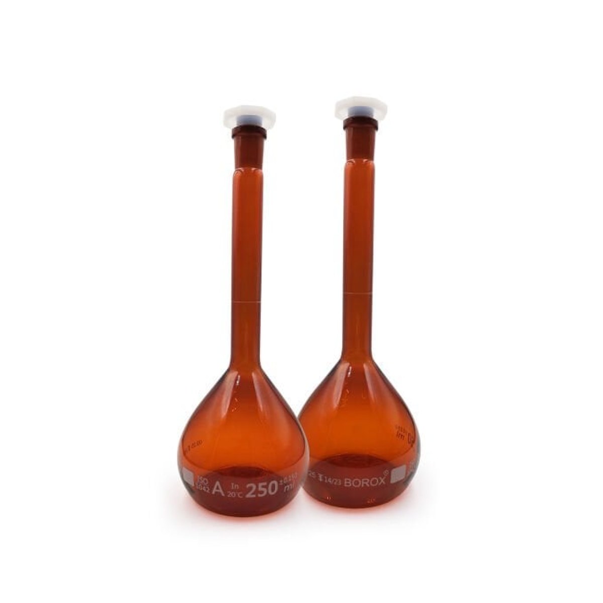 Borox Amber Cam Balon Joje 250 ml - PP Tıpalı - Class A Sertifikalı - 2 Adet/Paket