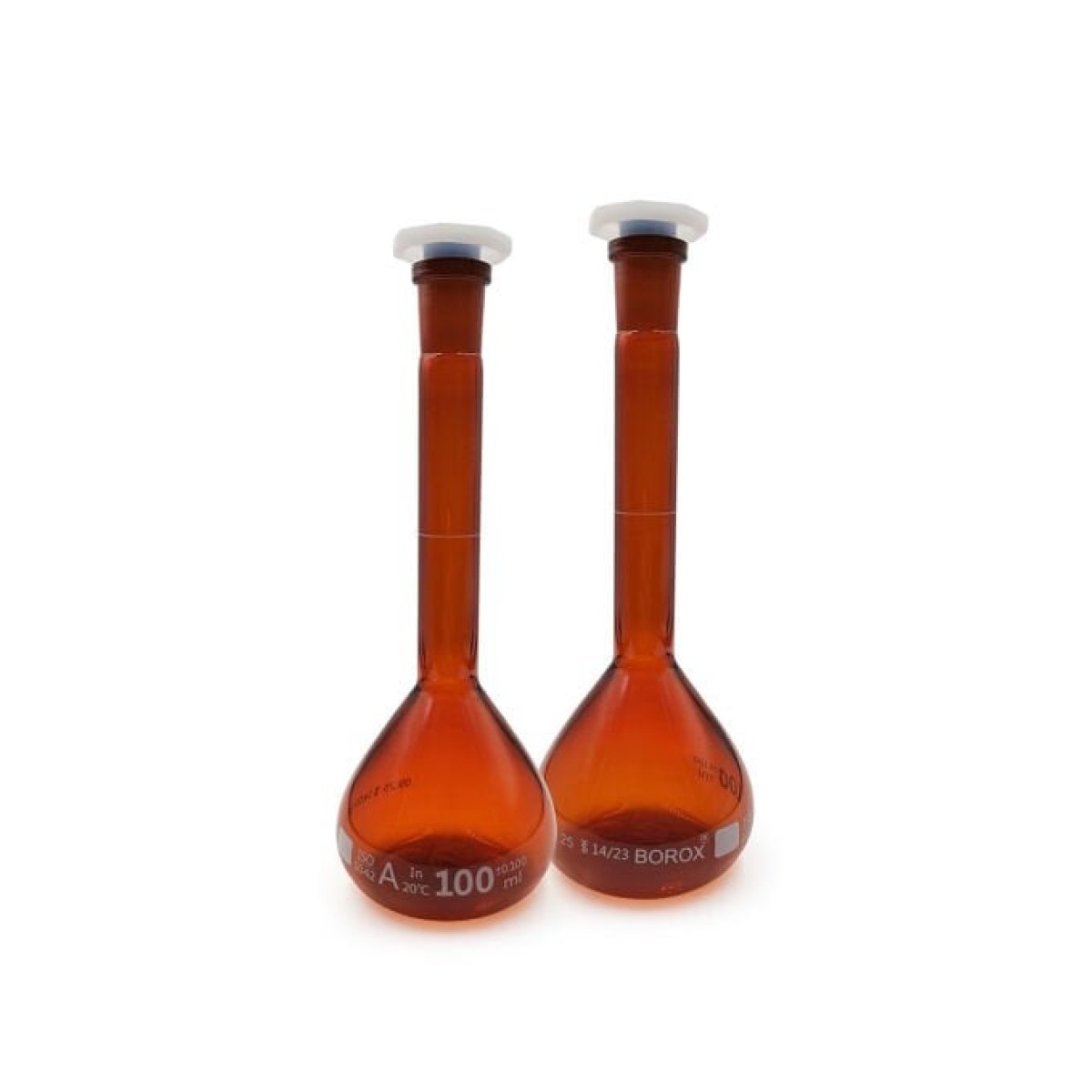 Borox Amber Cam Balon Joje 100 ml - PP Tıpalı - Class A Sertifikalı - 2 pcs/Paket