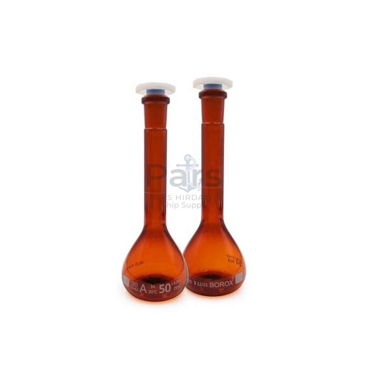 Borox Amber Cam Balon Joje 50 ml - PP Tıpalı - Class A Sertifikalı - 2 pcs/Paket