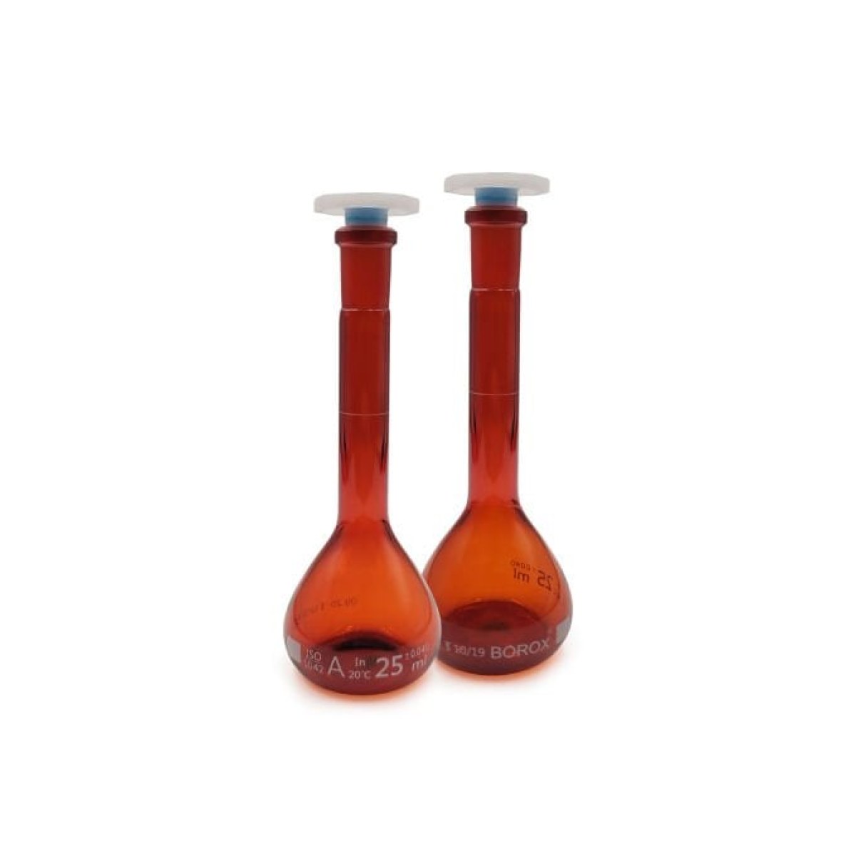Borox Amber Cam Balon Joje 25 ml - PP Tıpalı - Class A Sertifikalı - 2 Adet/Paket