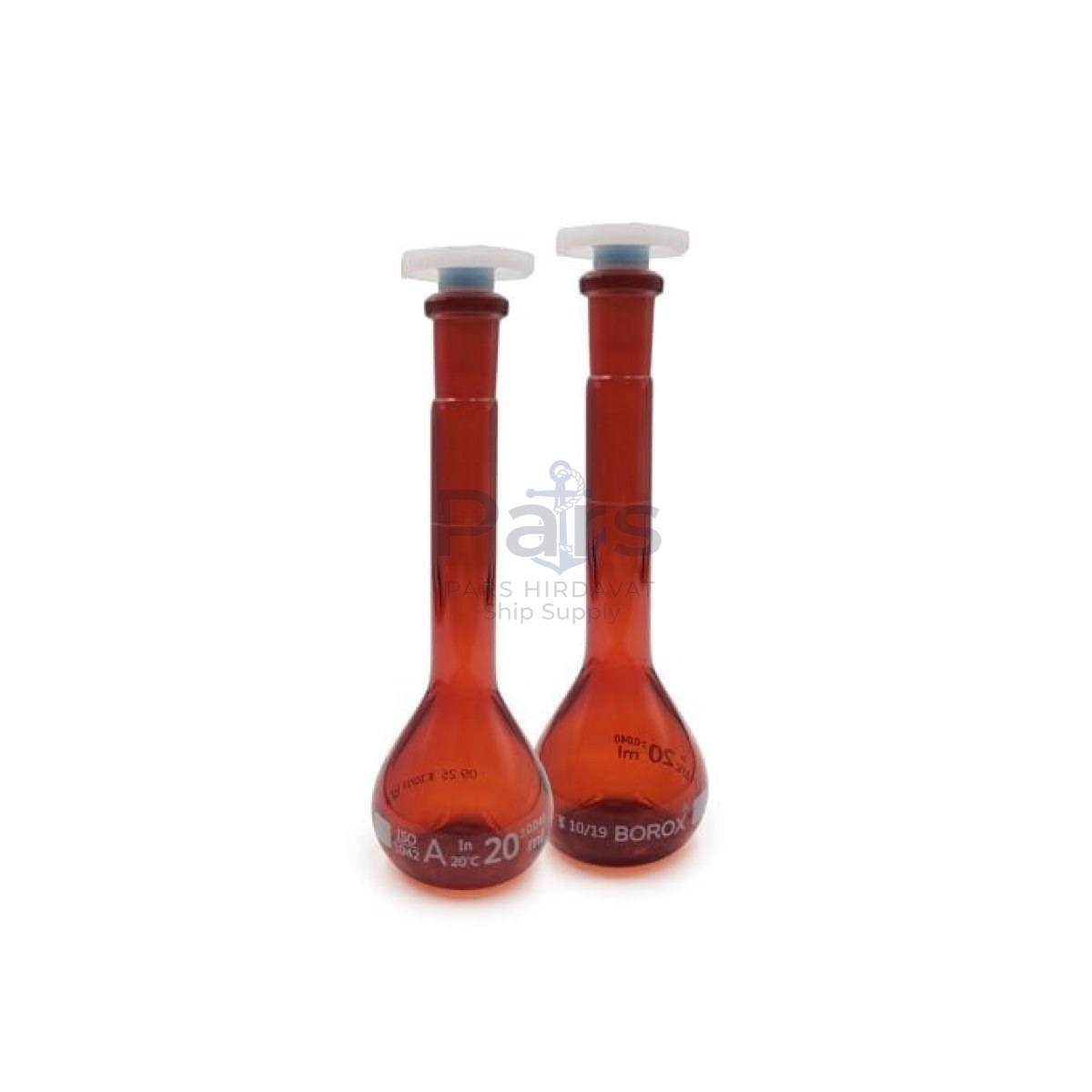 Borox Amber Cam Balon Joje 20 ml - PP Tıpalı - Class A Sertifikalı - 2 pcs/Paket