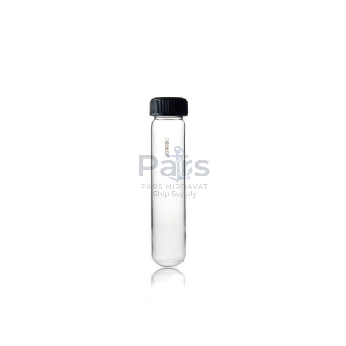 Borosil Cam Deney Tüpü 25x100 mm - Kapaklı Test Tüpü 1 pcs
