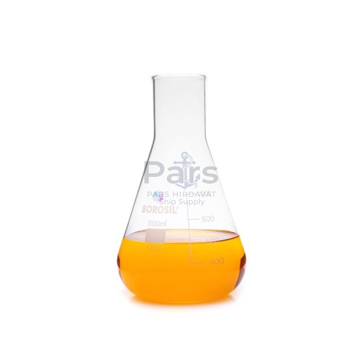 Borosil Cam Erlen 1000 ml - Erlenmeyer Flask Geniş Boyunlu