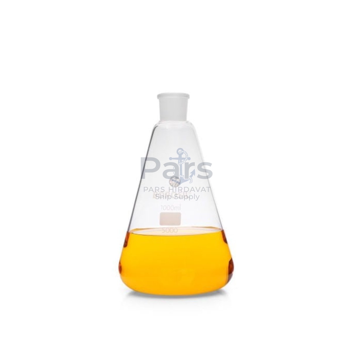 Borosil Cam Erlen Şilifli 1000 ml - Erlenmeyer Flask