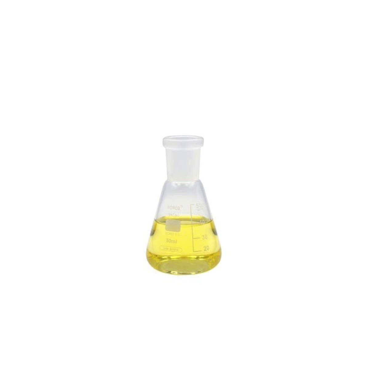 Borox Cam Erlen Şilifli 50 ml - 19/26 Şilifli Erlenmayer - Erlenmeyer Flask