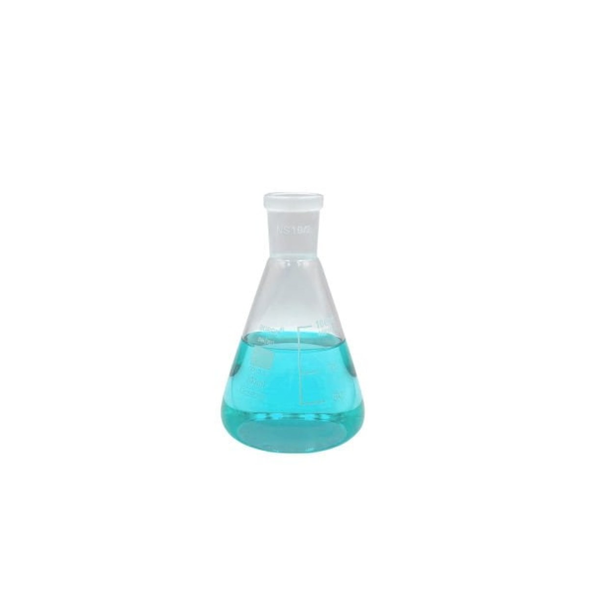 Borox Cam Erlen Şilifli 100 ml - 19/26 Şilifli Erlenmayer - Erlenmeyer Flask