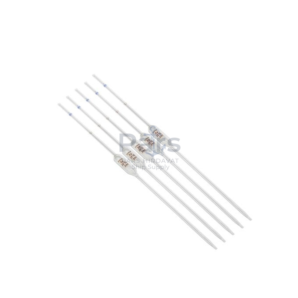 Borox Cam Bullu Pipet 2 ml - 5pcs-paket - Volumetrik Pipet
