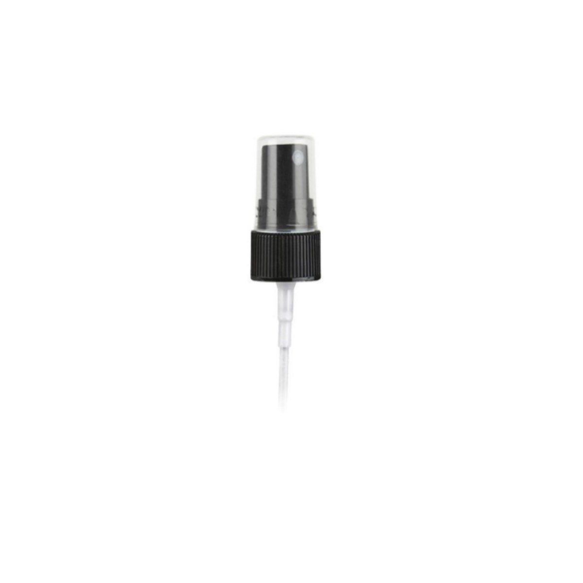 Borox Plastik Kapak 15mm - Sprey Şişesi Pompalı Başlık Siyah