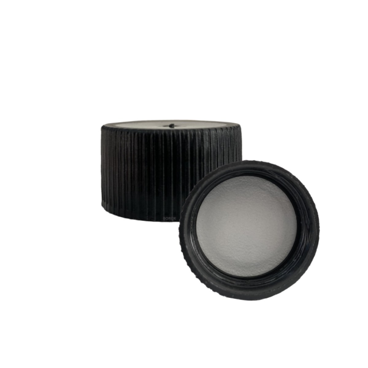 28pp Siyah Kilitsiz Kapak - PE Contalı - 28 mm Ağızlı Şişeler İçin Uygundur