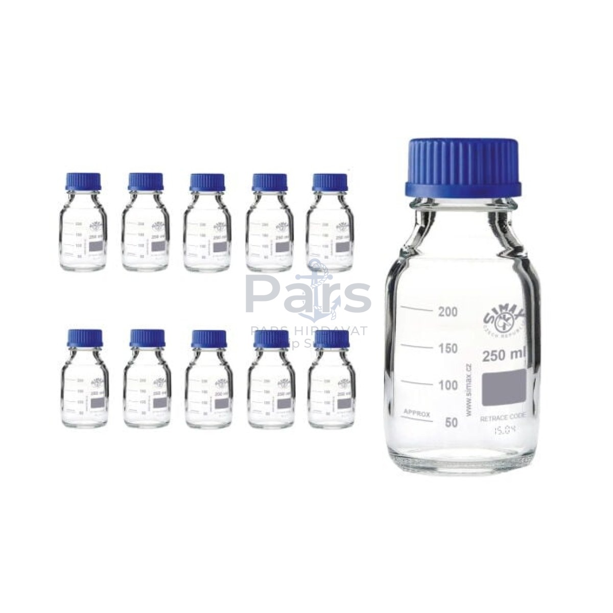 Simax Cam Otoklav Şişe 500 ml - Vida Kapaklı Boş Şişe - 10 pcs Toptan