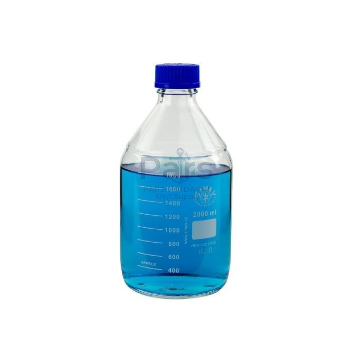 Simax Cam Otoklav Şişe 2000 ml - Vida Kapaklı Boş Şişe