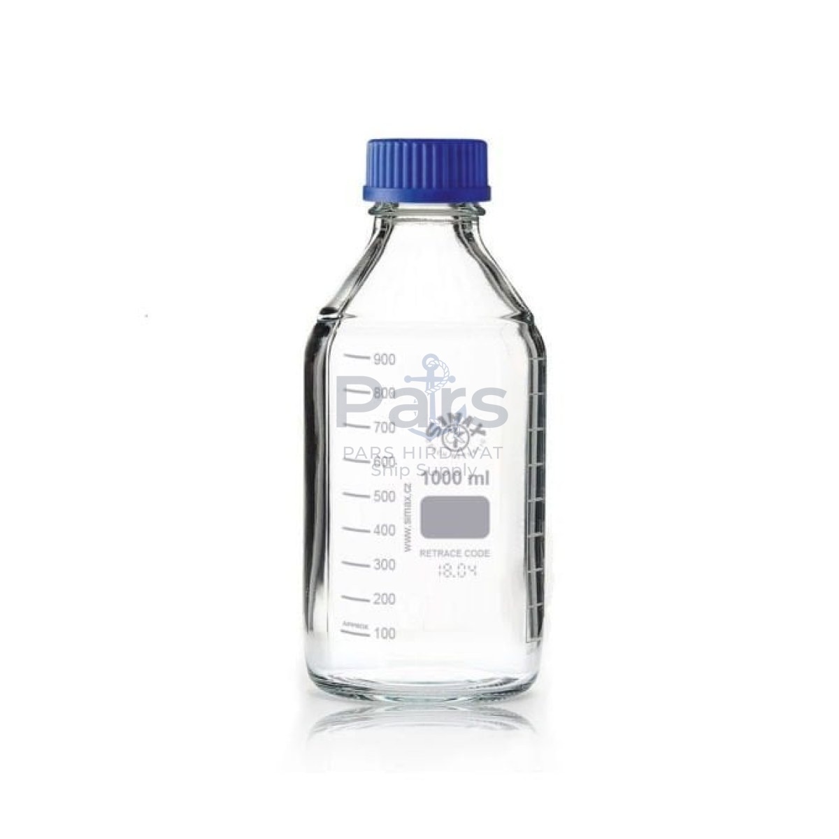 Simax Cam Otoklav Şişe 1000 ml - Vida Kapaklı Boş Şişe