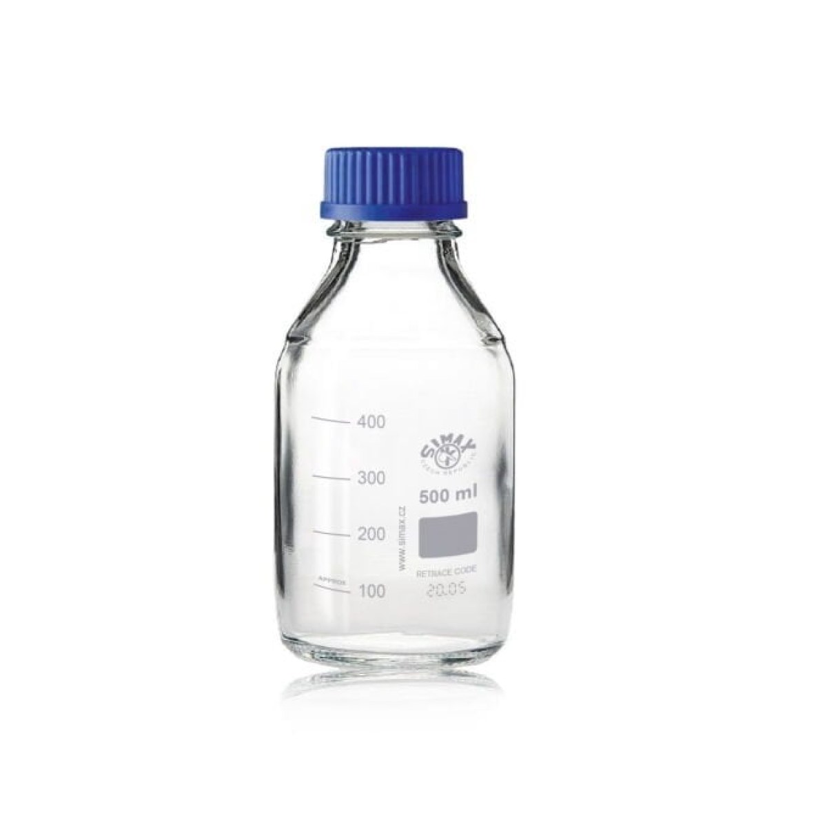Simax Cam Otoklav Şişe 500 ml - Vida Kapaklı Boş Şişe