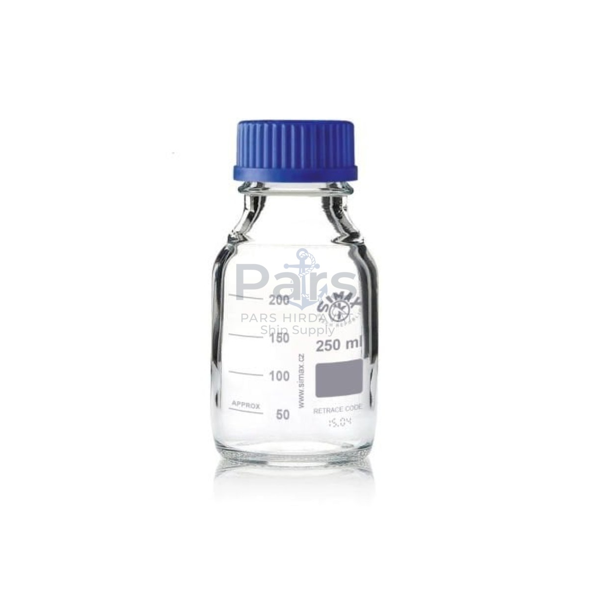Simax Cam Otoklav Şişe 250 ml - Vida Kapaklı Boş Şişe
