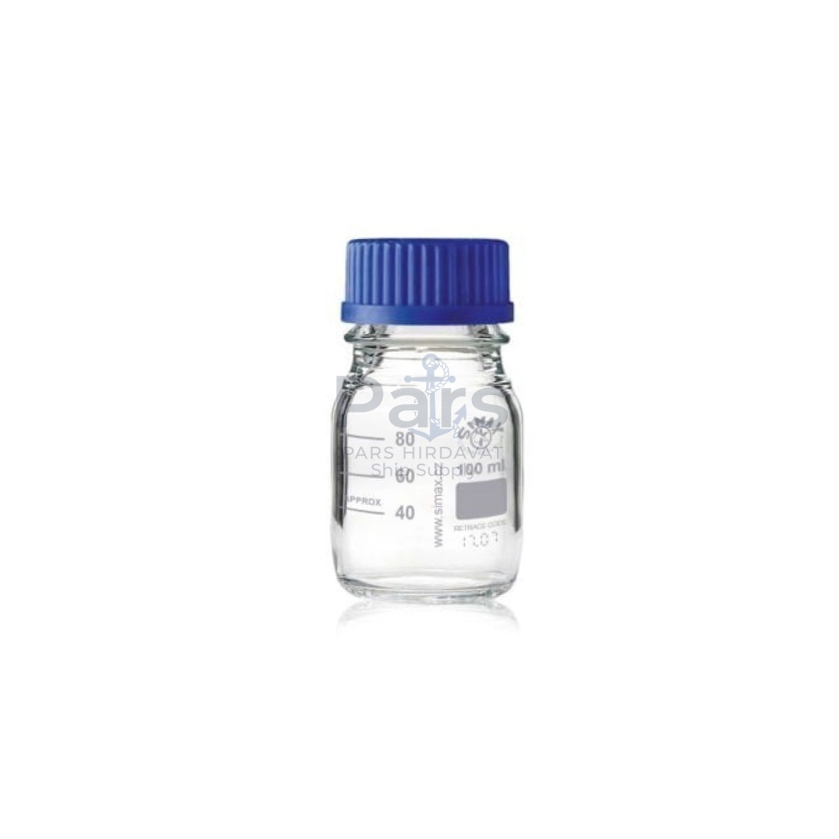 Simax Cam Otoklav Şişe 100 ml - Vida Kapaklı Boş Şişe
