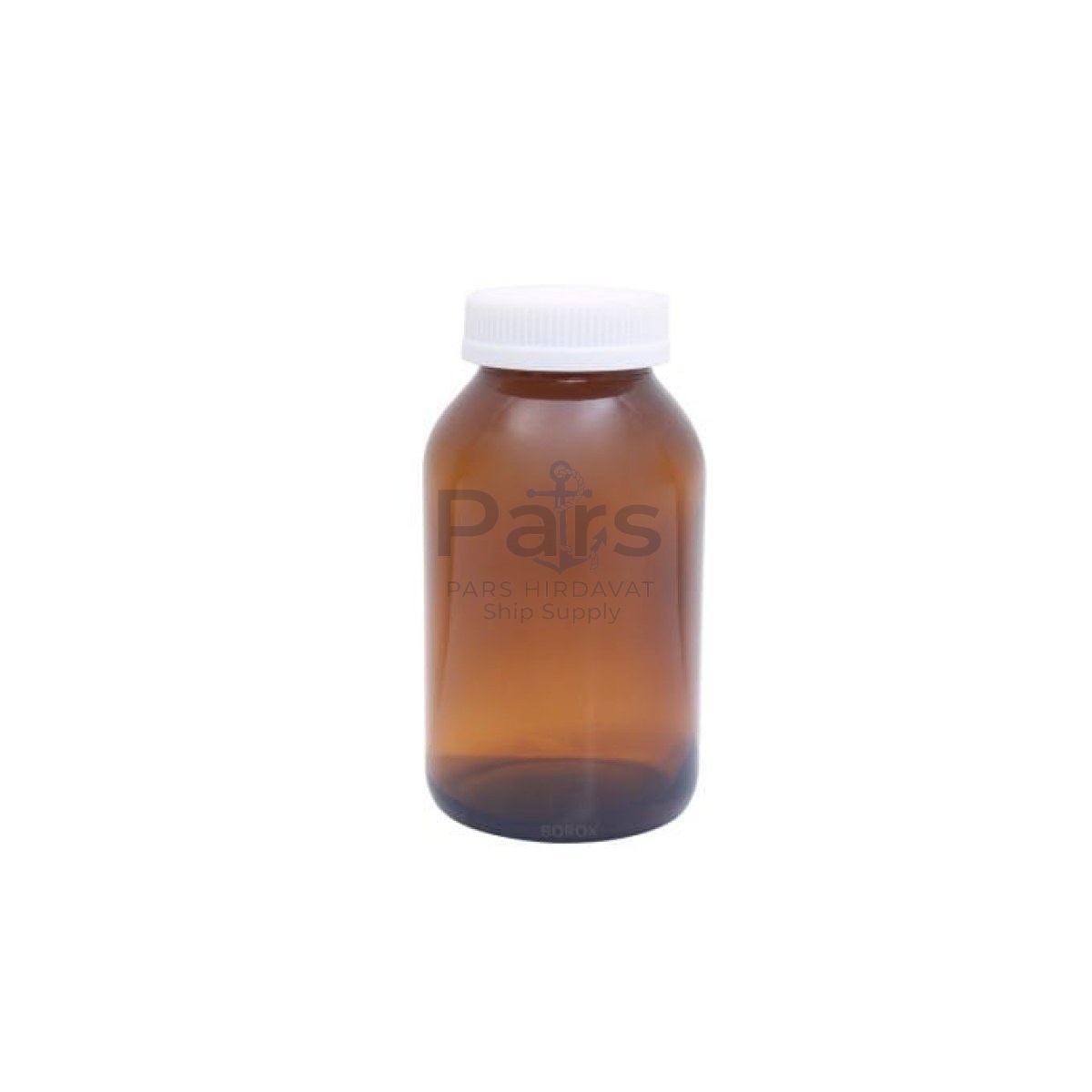 Borox Amber Cam Şişe 500 ml - Bastır Aç Kapaklı Ecza Şişe