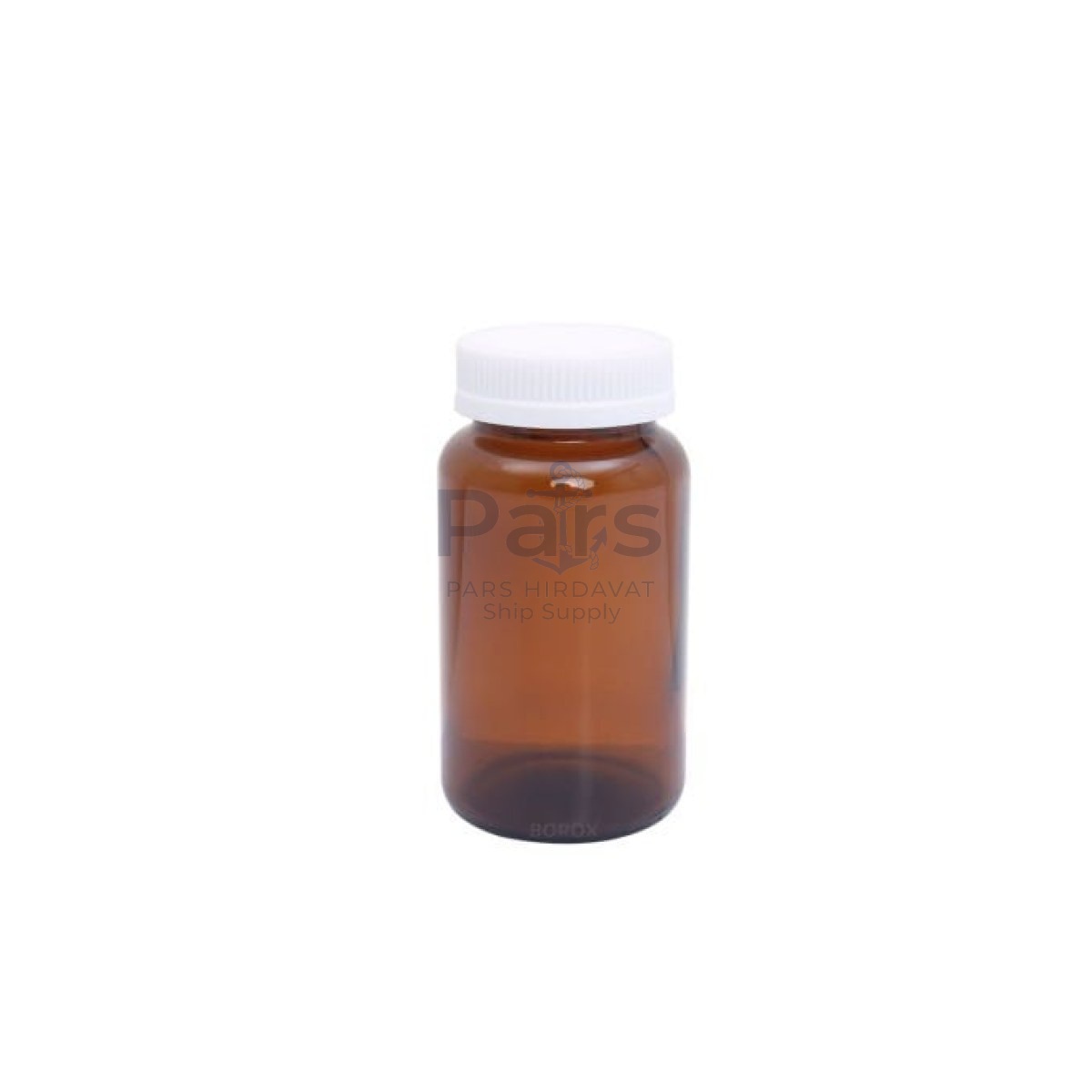 Borox Amber Cam Şişe 400ml - Bastır Aç Kapaklı Ecza Şişe