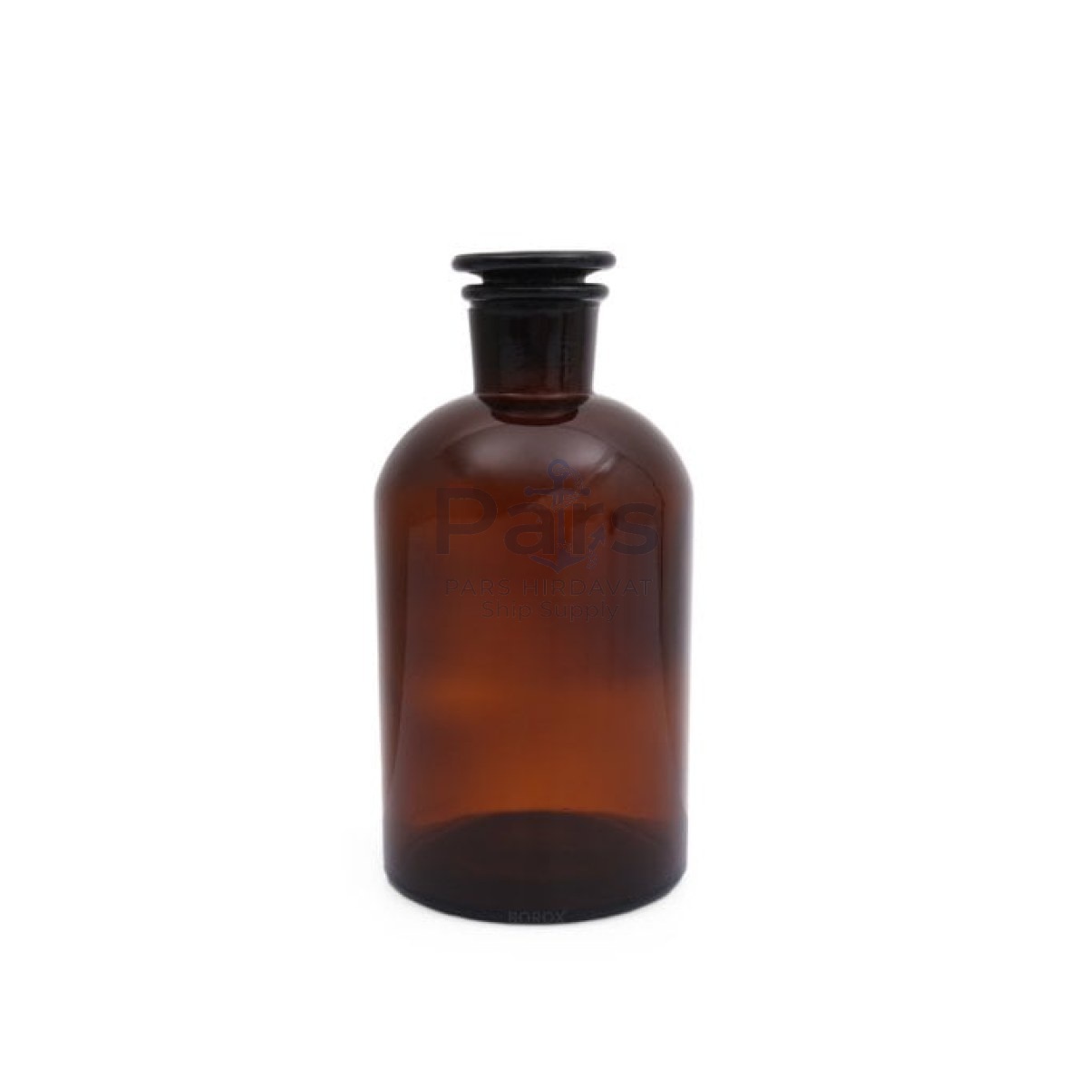 Borox Amber Cam Miyar Şişe 1000 ml - Şilifli Cam Tıpalı Şişe