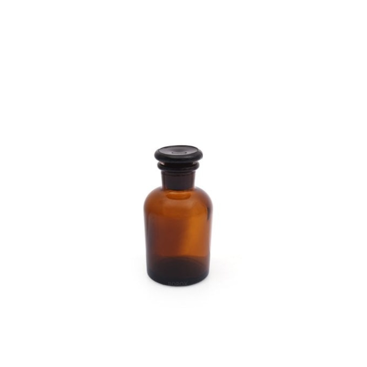 Borox Amber Cam Miyar Şişe 60 ml - Şilifli Cam Tıpalı Şişe