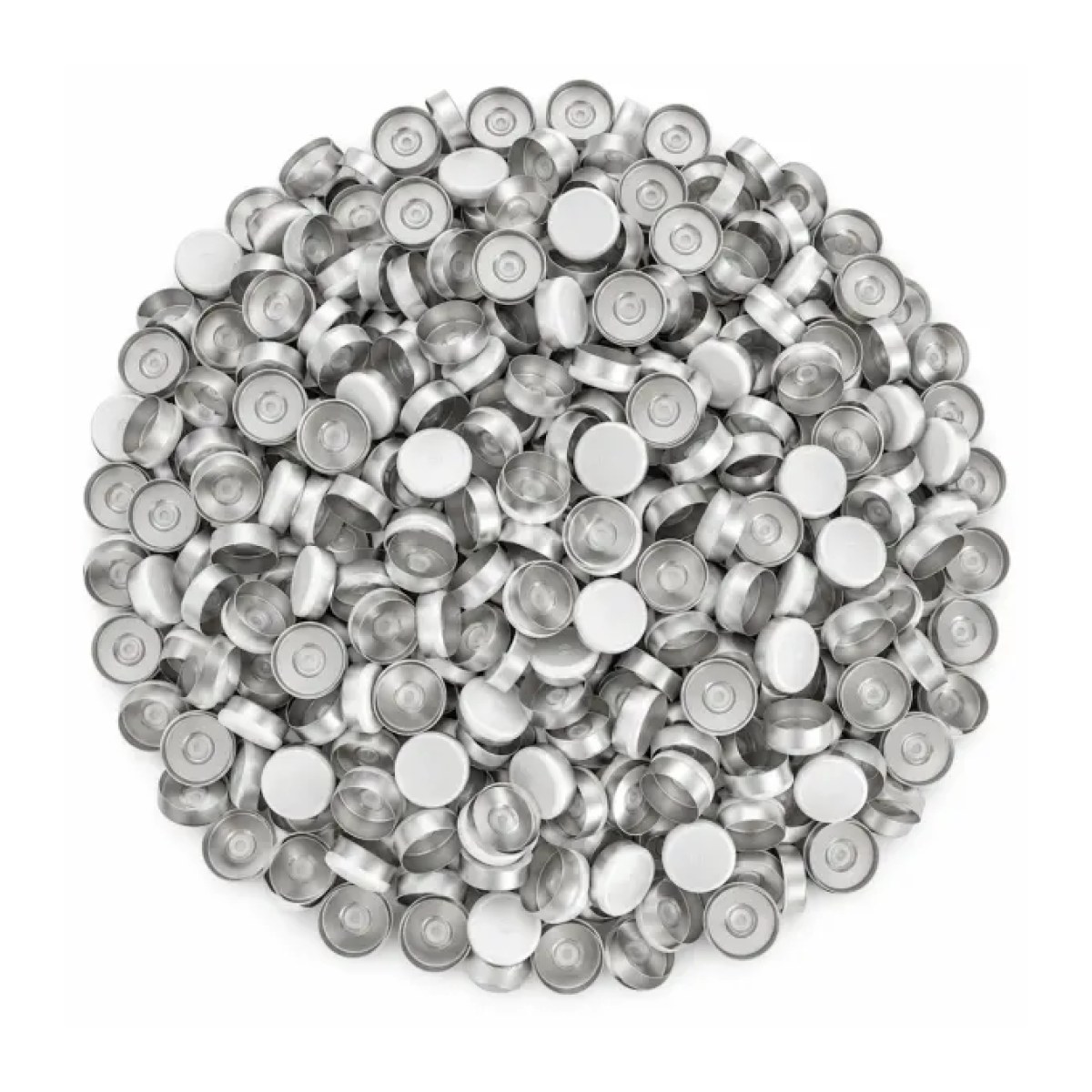 Borox Alüminyum Kapak - 20mm Flakon Vial Kapağı White 1000li