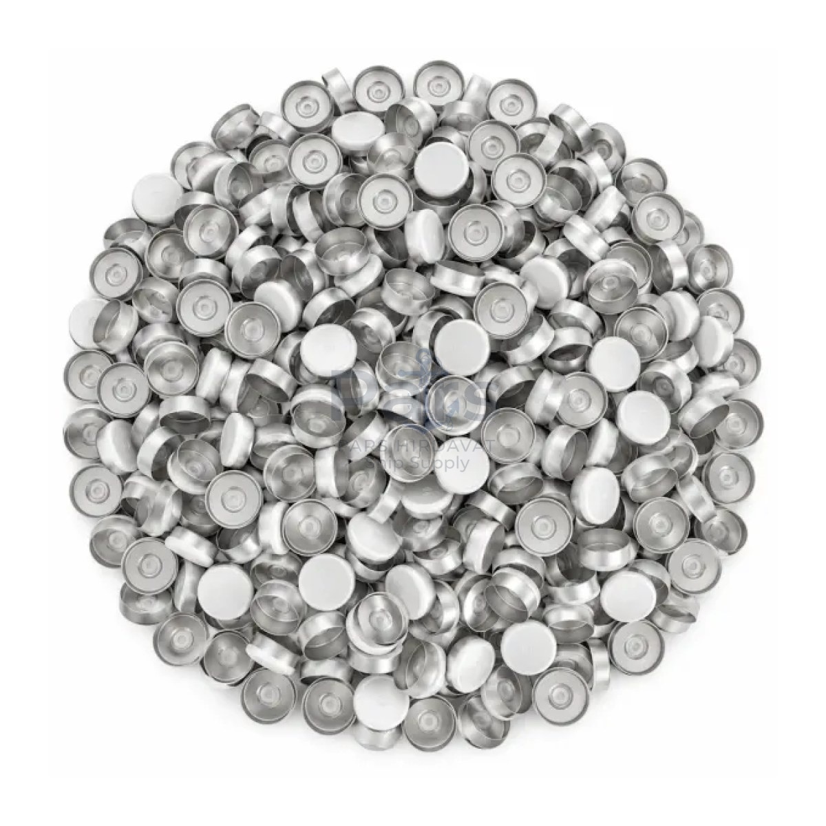 Borox Alüminyum Kapak - 20mm Flakon Vial Kapağı White 1000li