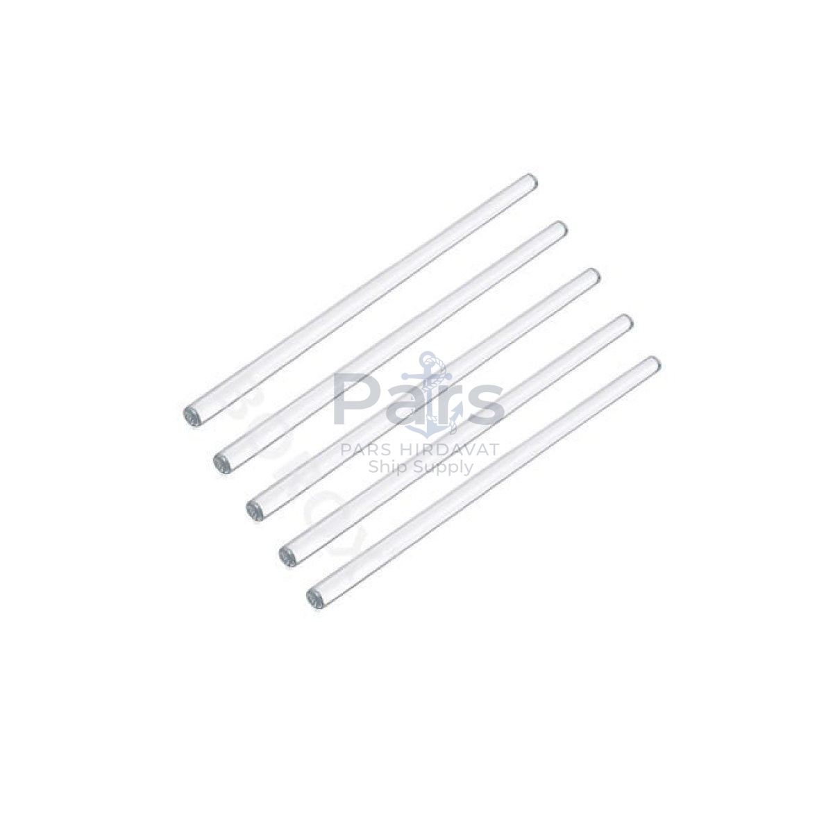Borox Cam Baget 7x200 mm - İçi Dolu Çubuk Glass Stirring Bar