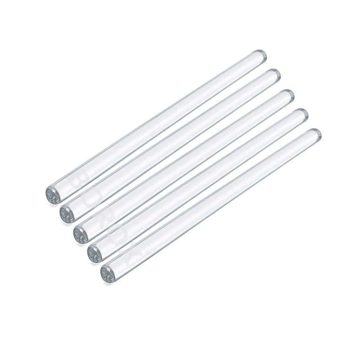 Borox Cam Baget 10x300mm - İçi Dolu Çubuk Glass Stirring Bar