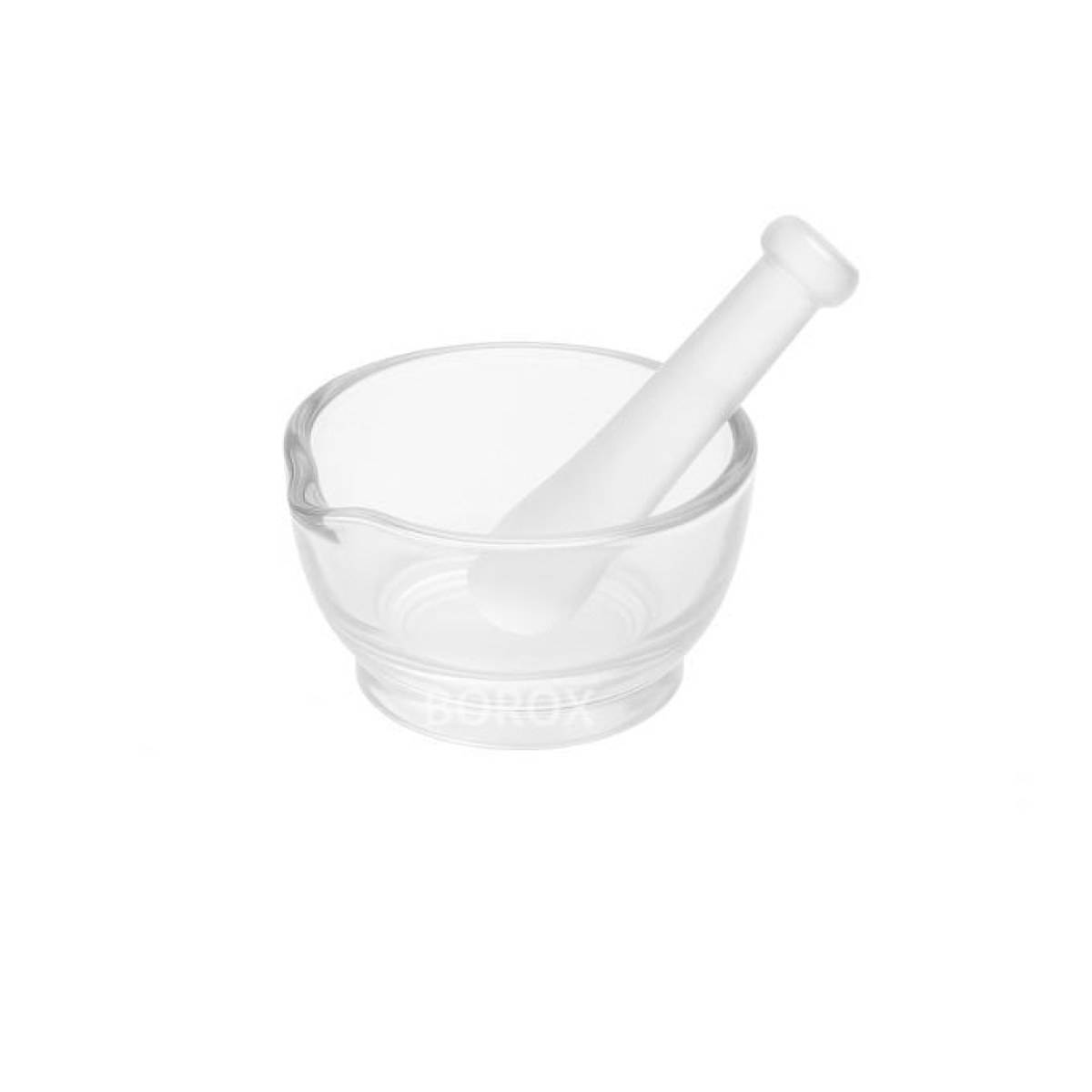 Borox Cam Havan Tokmaklı 90 mm - Havan ve Eli - 1 set-paket
