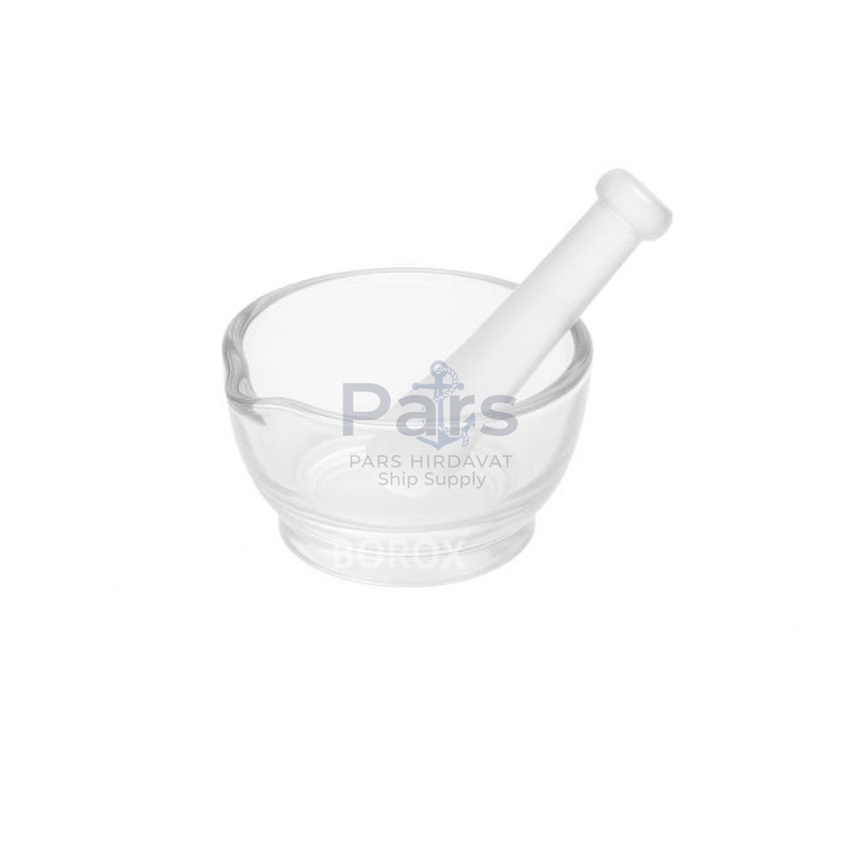 Borox Cam Havan Tokmaklı 90 mm - Havan ve Eli - 1 set-paket