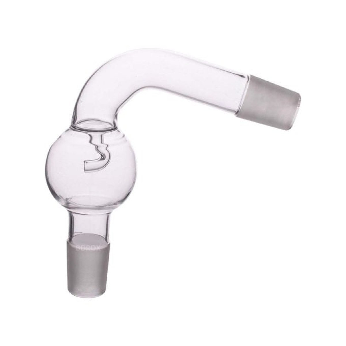 Borox Cam Adaptör - Sıçratma Adaptörü - Kıvrık - Eğimli 29/32 Şilifli