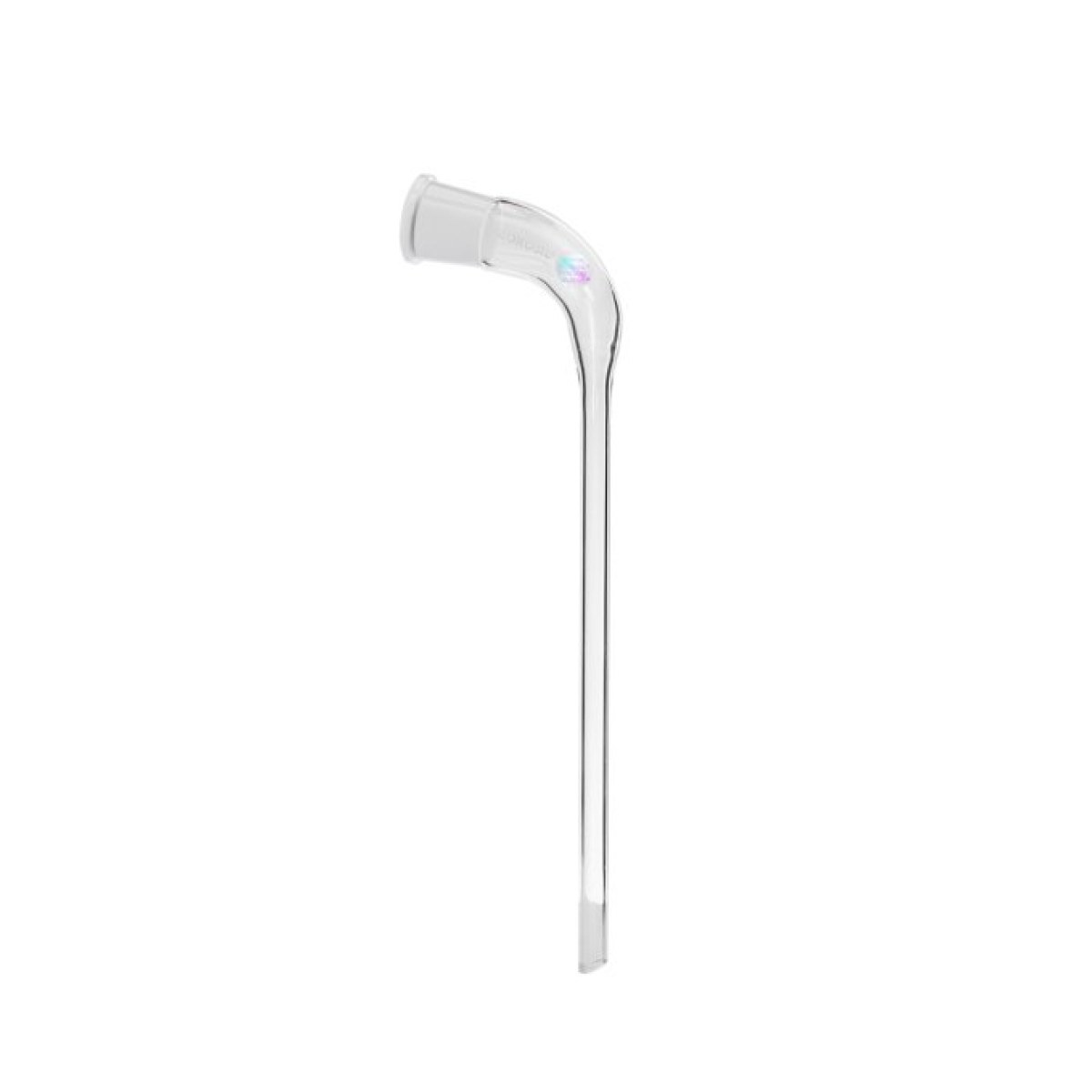 Borosil Cam Dağıtım Adaptörü - Uzun - Kıvrık - 29/32 Şilifli