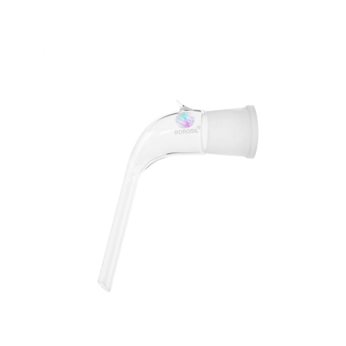 Borosil Cam Dağıtım Adaptörü - Kısa - Kıvrık - 29/32 Şilifli