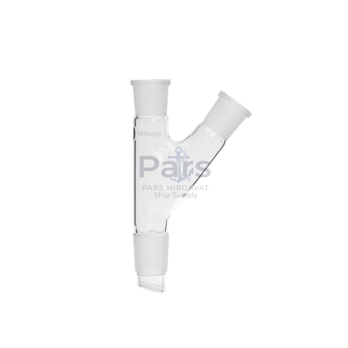 Borosil Cam Adaptör 2 Boyunlu - 45° Yukarı Açılı 24/29-29/32