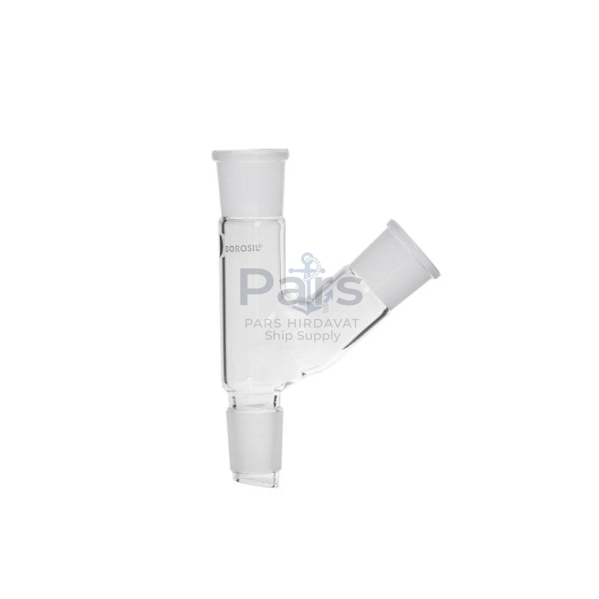 Borosil Cam Adaptör 2 Boyunlu - 45° Yukarı Açılı 29/32-29/32