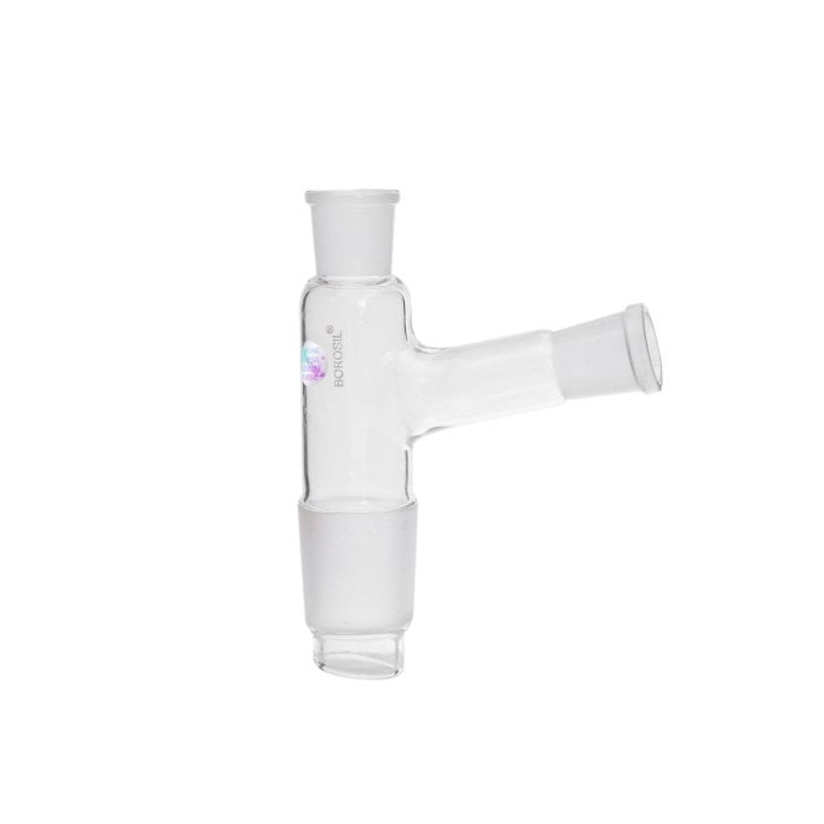 Borosil Cam Adaptör 2 Boyunlu - 45° Yukarı Açılı 19/26-34/35