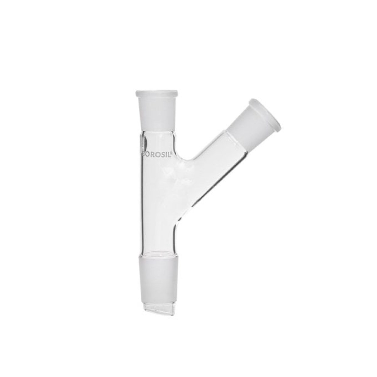 Borosil Cam Adaptör 2 Boyunlu - 45° Yukarı Açılı 19/26-24/29