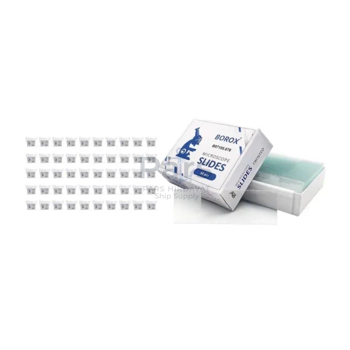 Borox Lam - Tek Kenarı 1/3 Rodajlı Mikroskop Lamı - 50 Paket Toptan
