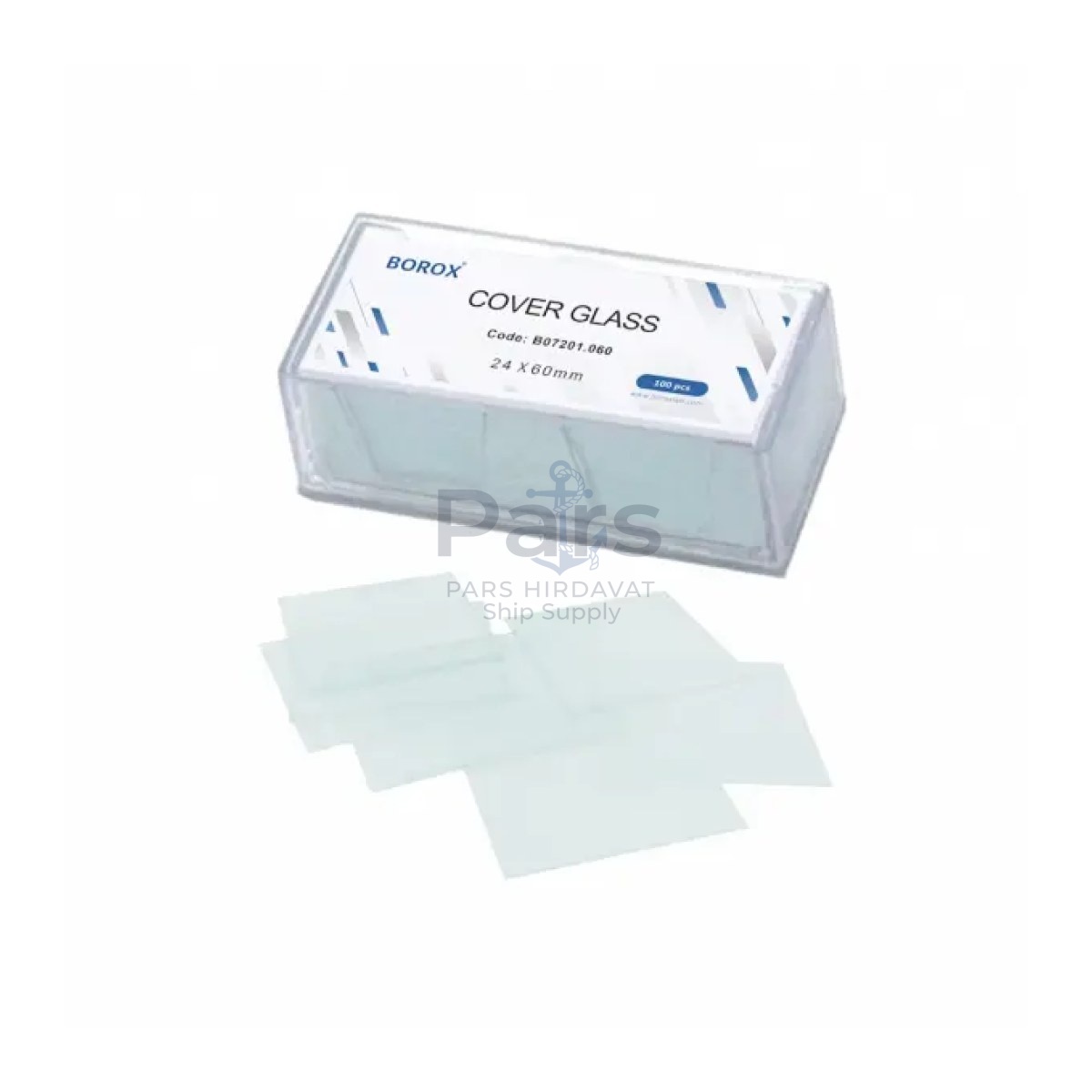 Borox Lamel 24x60mm - Mikroskop Slayt İçin 100lü Cover Glass