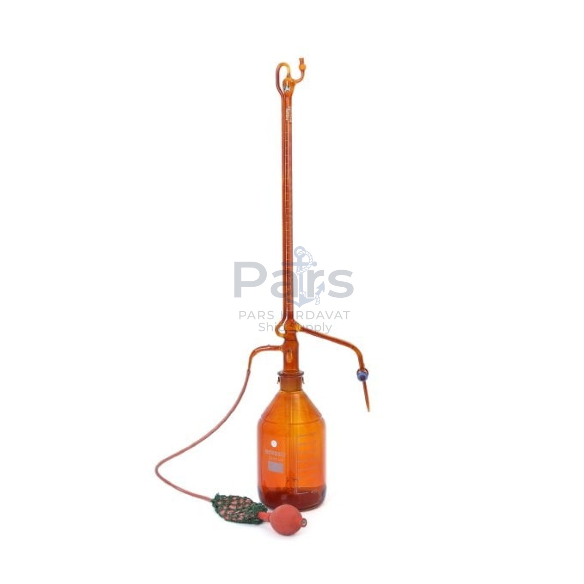 Borosil Otomatik Büret Amber 25ml 0.10ml Cam Musluk - ClassA