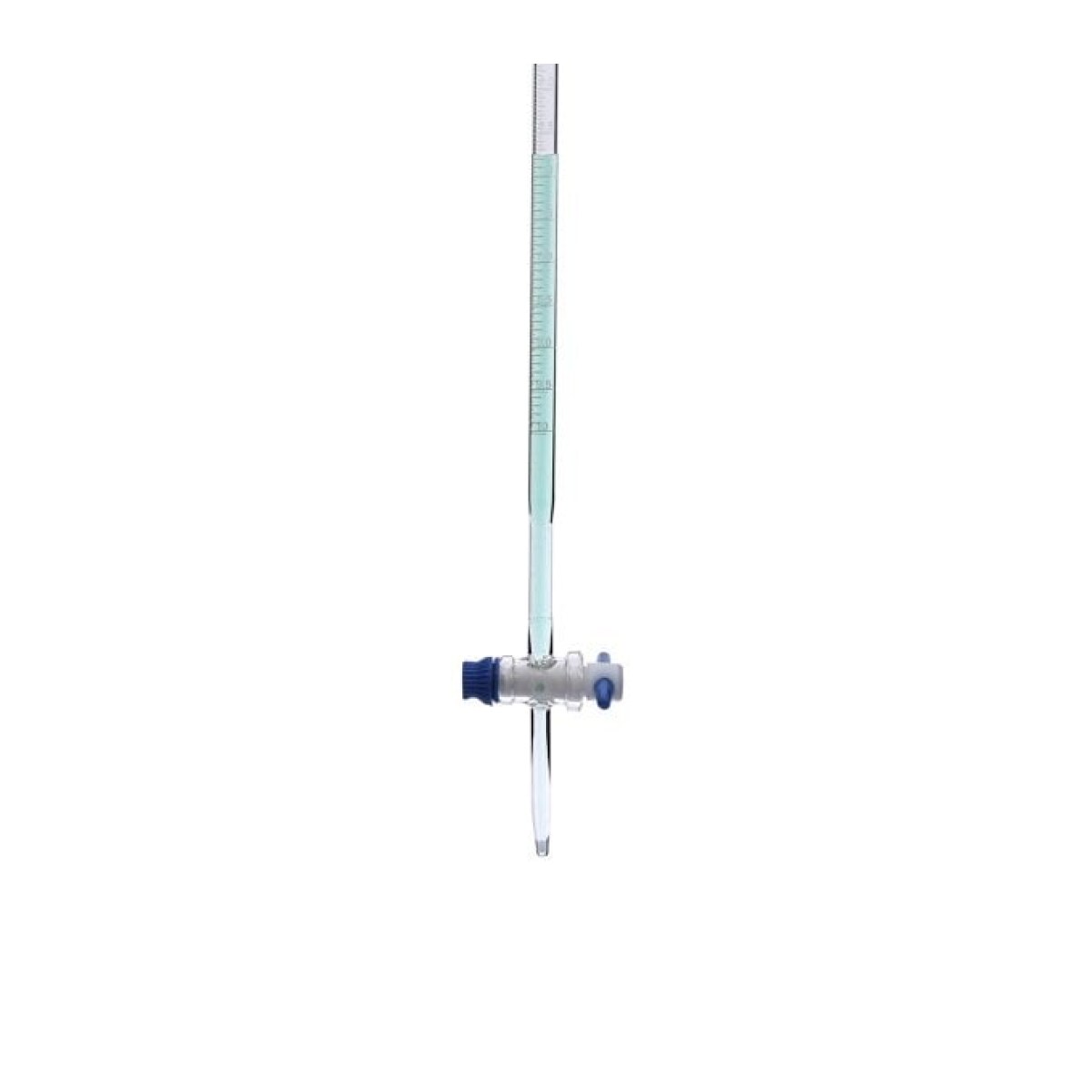 Borosil Cam Büret Düz 10 ml 0.05 ml Teflon Musluk - Class B