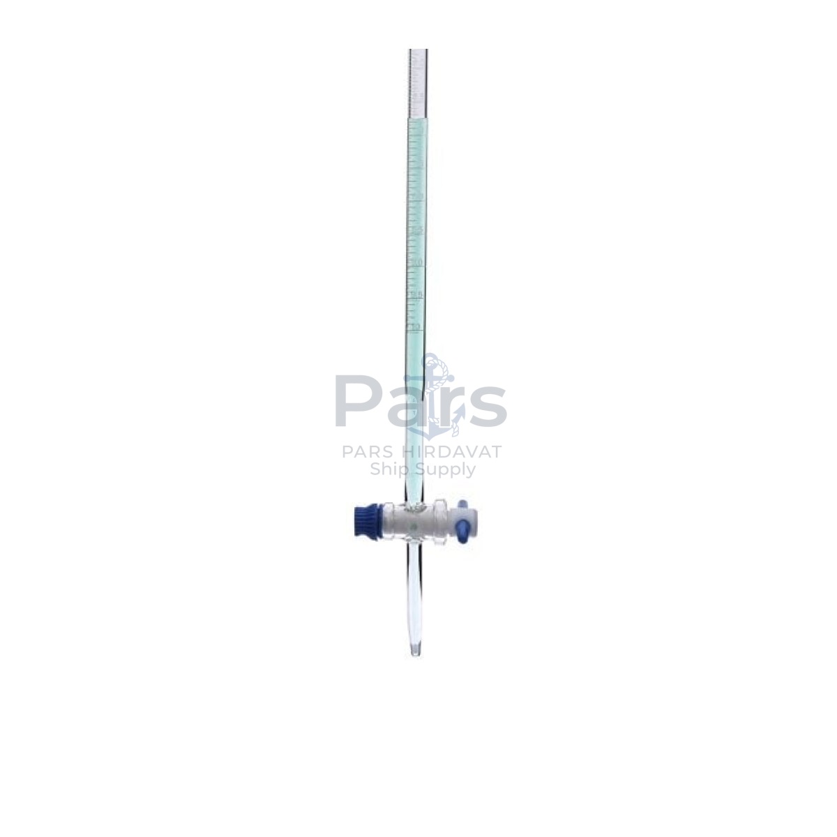 Borosil Cam Büret Düz 10 ml 0.05 ml Teflon Musluk - Class B
