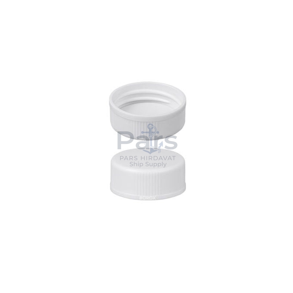 Borox PP White Screw Vial Kapağı ND20 - White PTFE/White Silikon Septa - 100lü