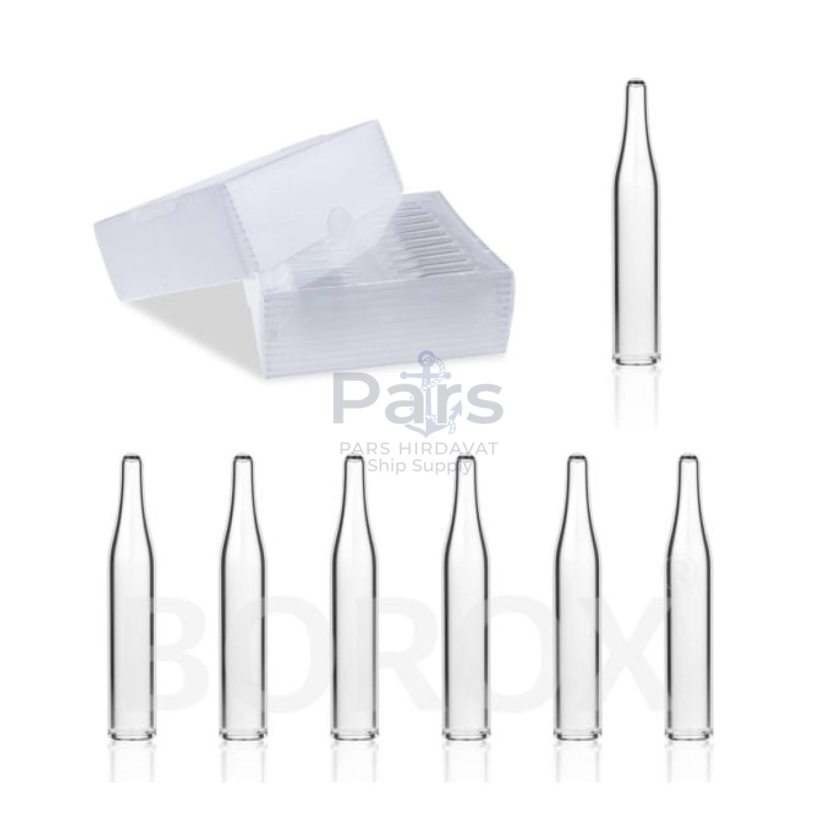 Borox Vial Insert 6x31mm 250µl - Konik Tabanlı